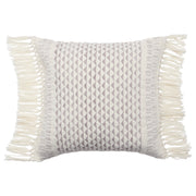 Label J Haskell Pillow - Taupe/Ivory (LIR10)