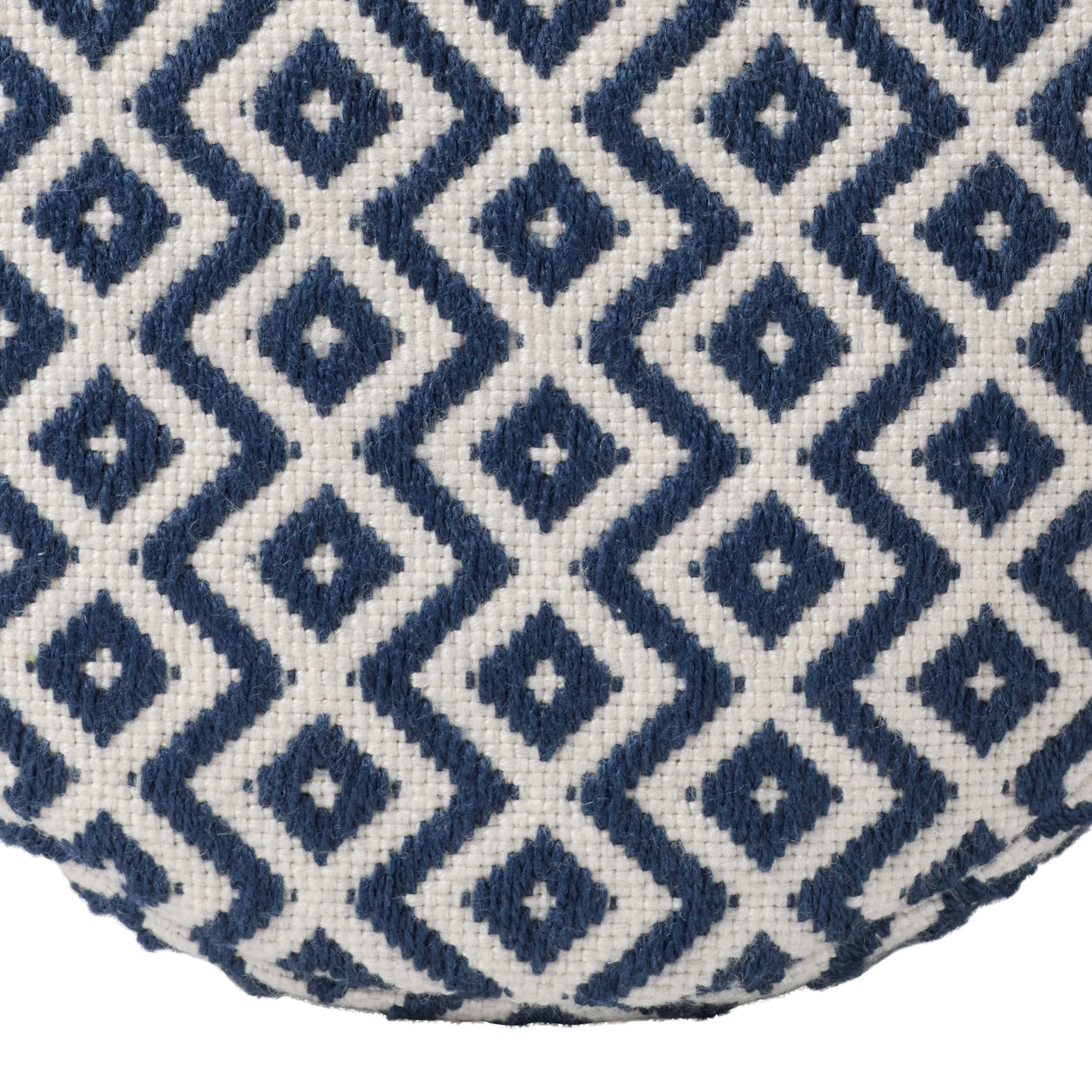 Label J Osbourne Pouf - Navy/Ivory (LNN03)