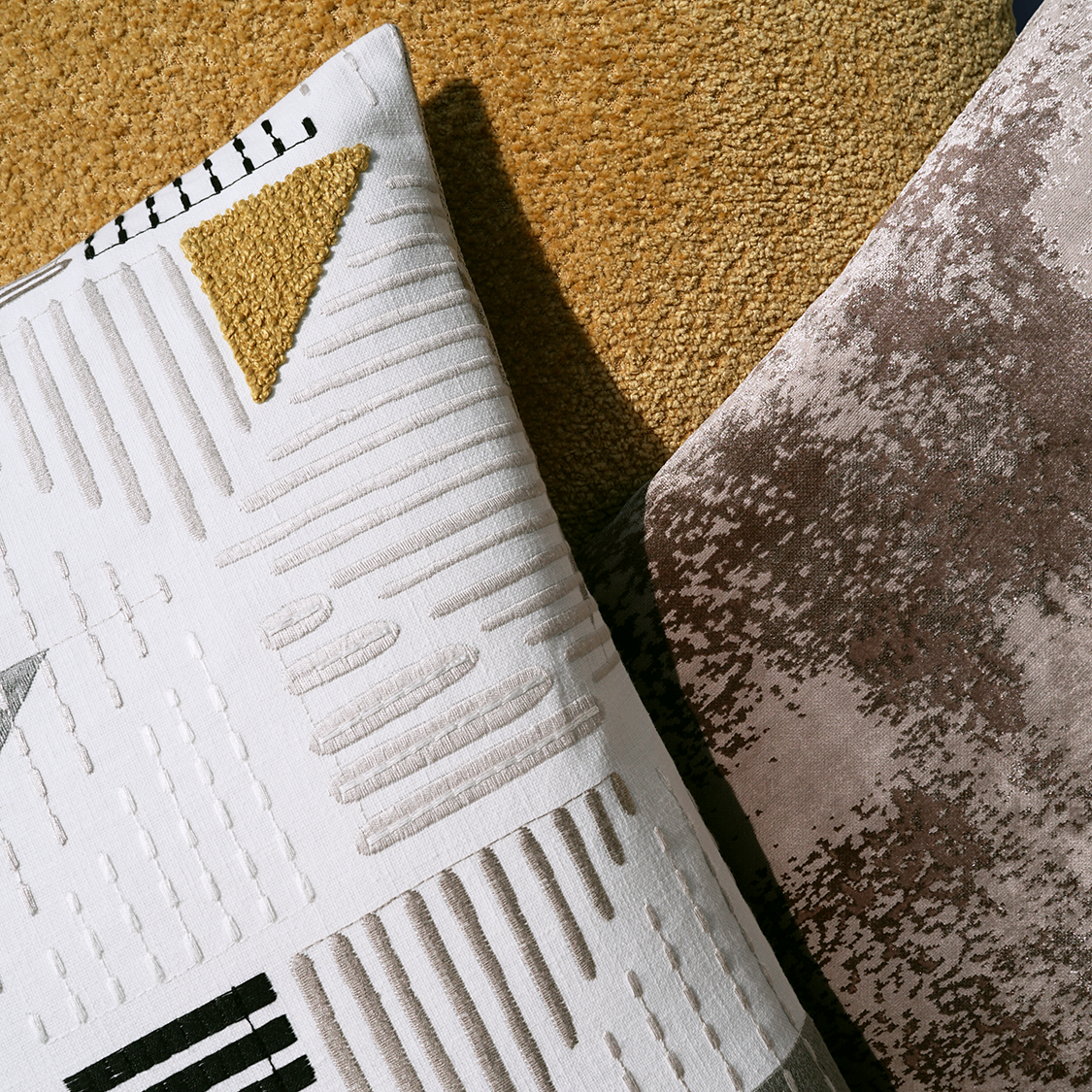 D.V. Kap Home Grated Pillow - Taupe