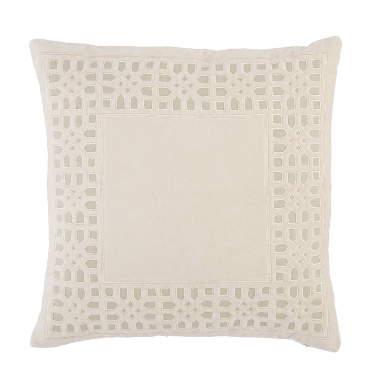 Jaipur Living Mezza Pillow - Tan/Gray (MEZ03)