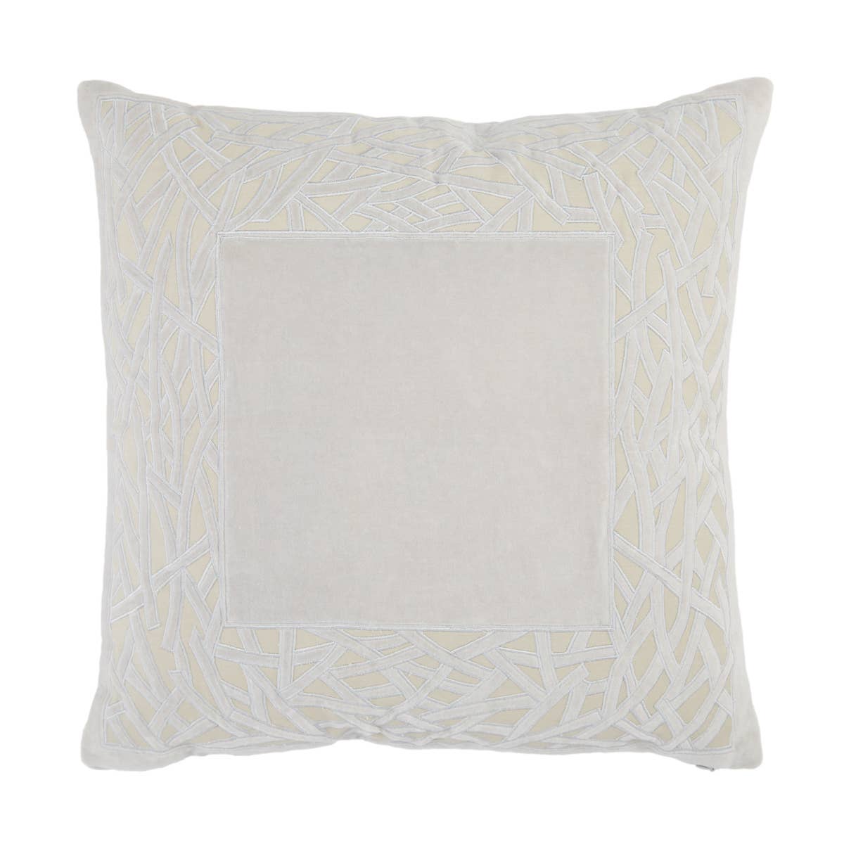 Jaipur Living Mezza Pillow - Gray/Ivory (MEZ04)