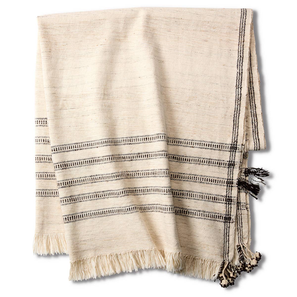 Jaipur Living Margosa Throw - Tan/Ivory (MGT01)