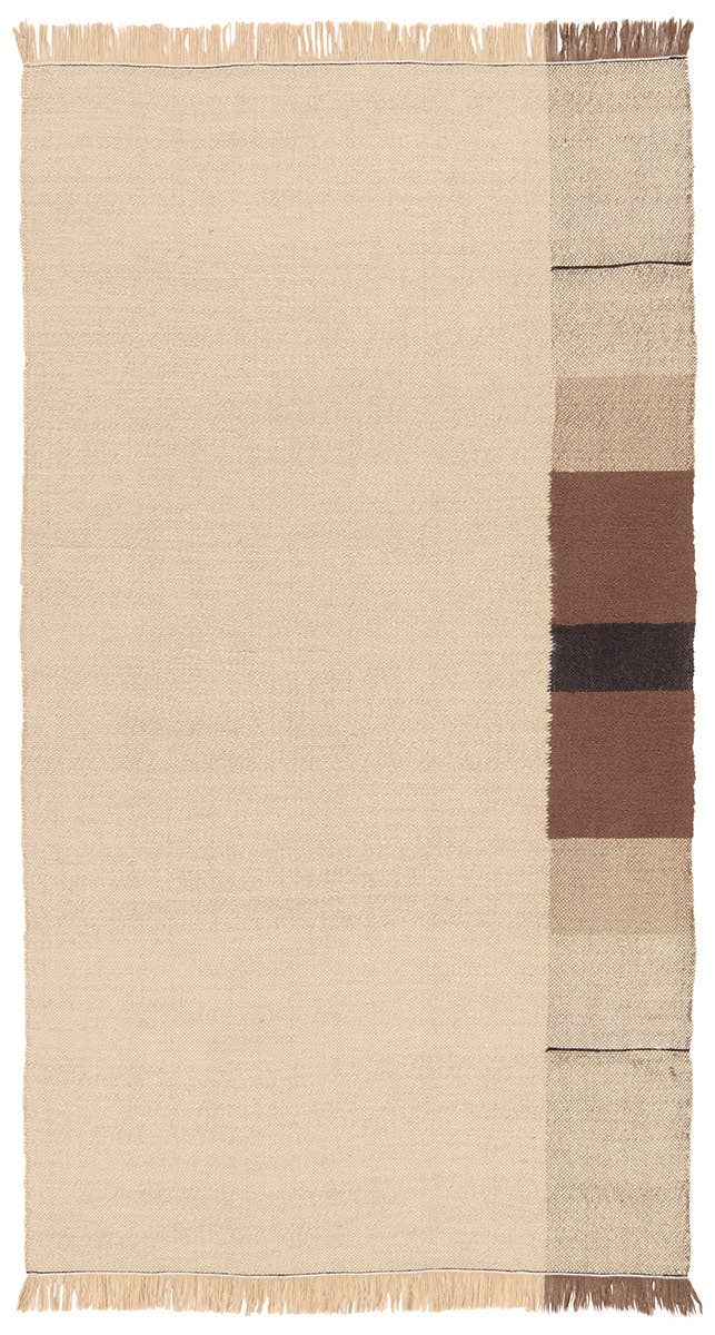 Jaipur Living Margosa Throw - Ivory/Brown (MGT05)