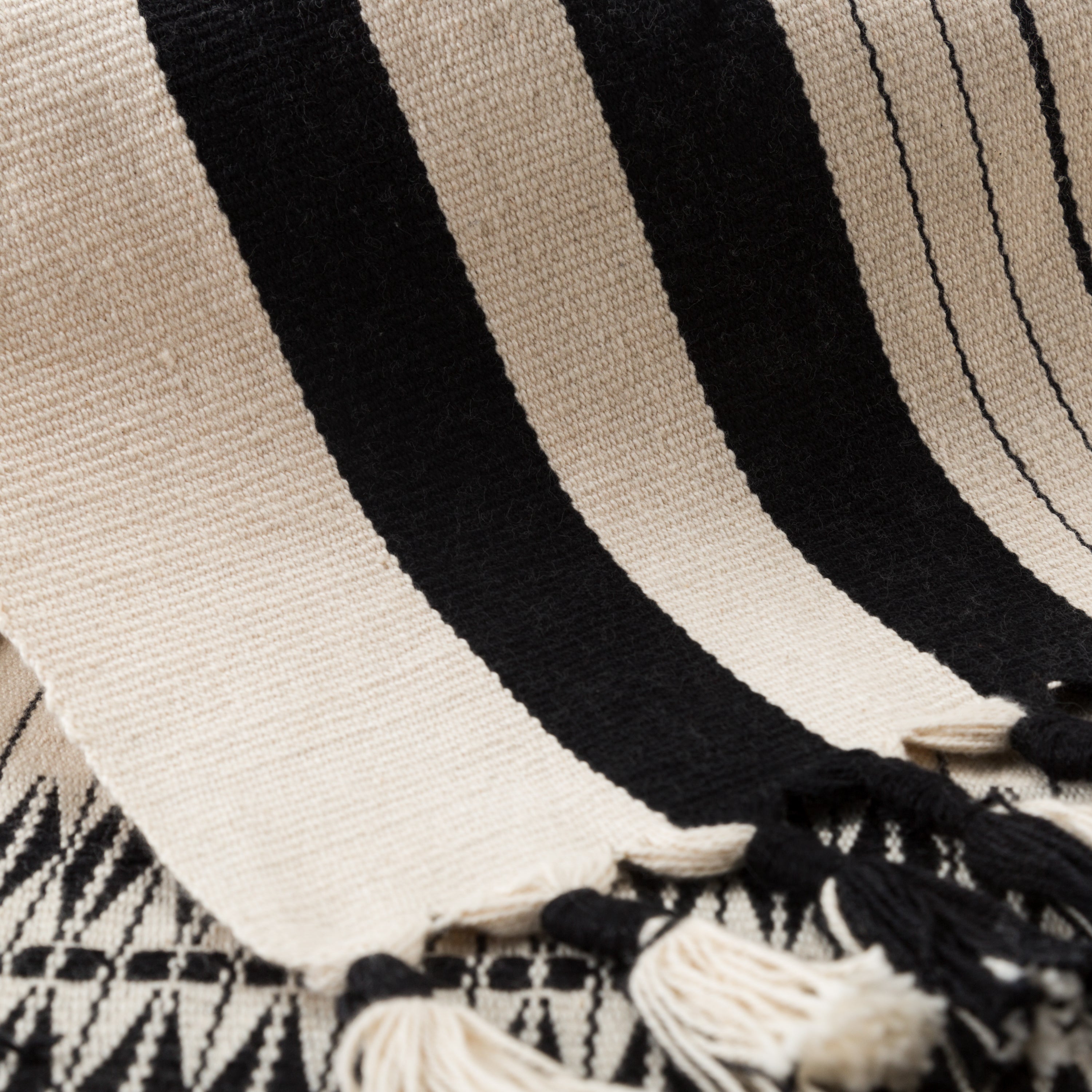 Jaipur Living Saramati Throw - Cream/Black (NGD04)