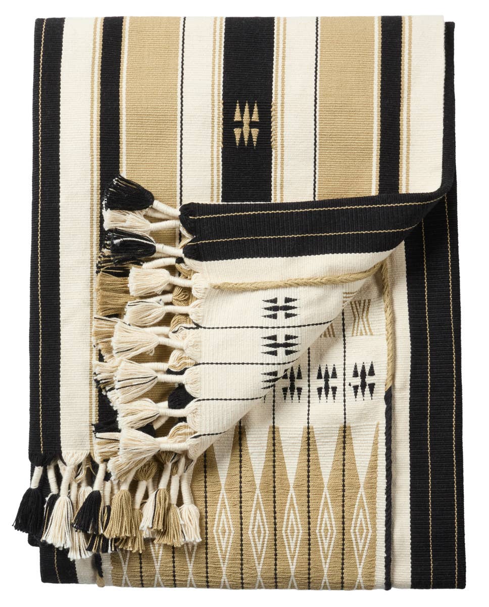 Jaipur Living Nagaland Throw - Gold/Black (NGD08)