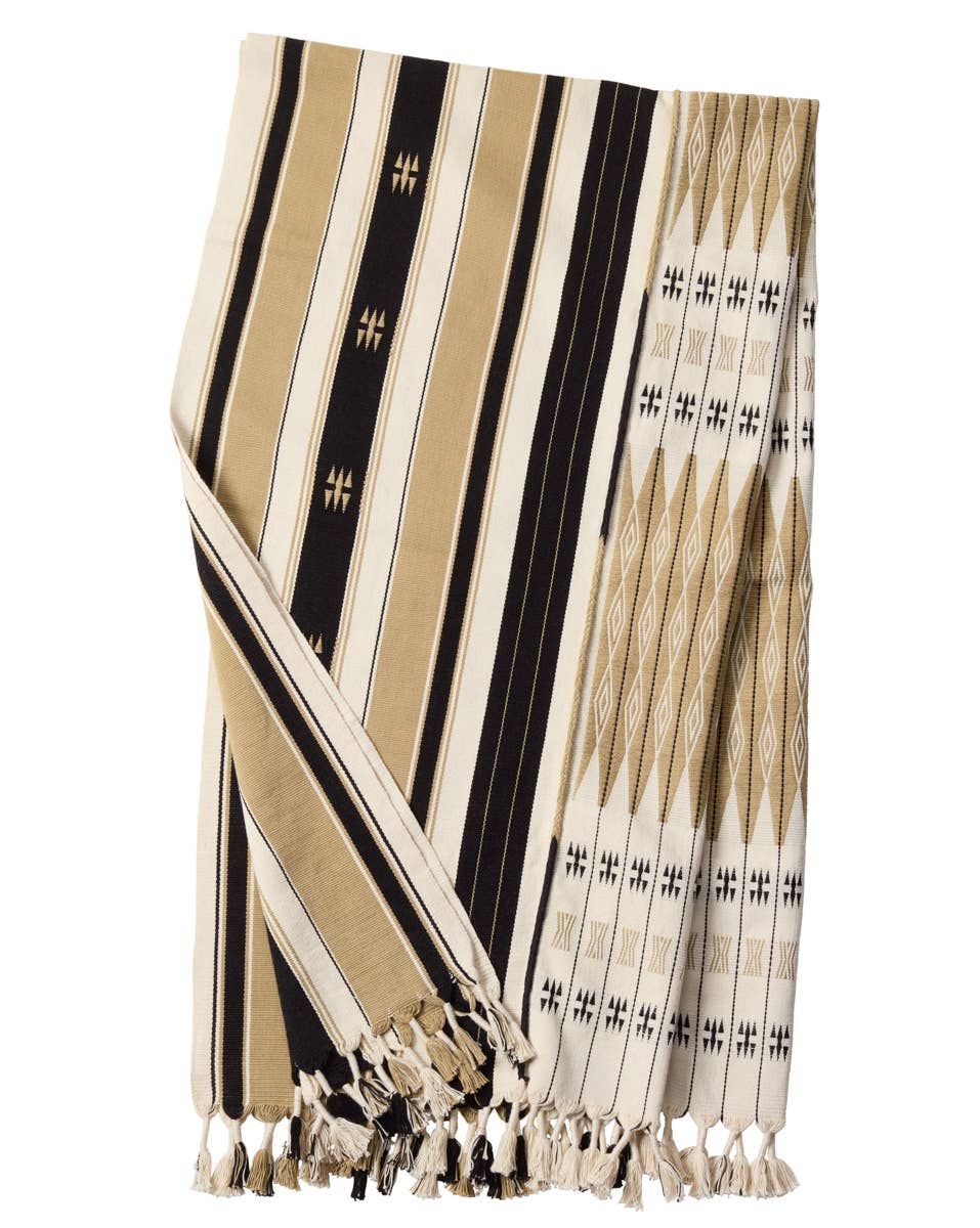 Jaipur Living Nagaland Throw - Gold/Black (NGD08)