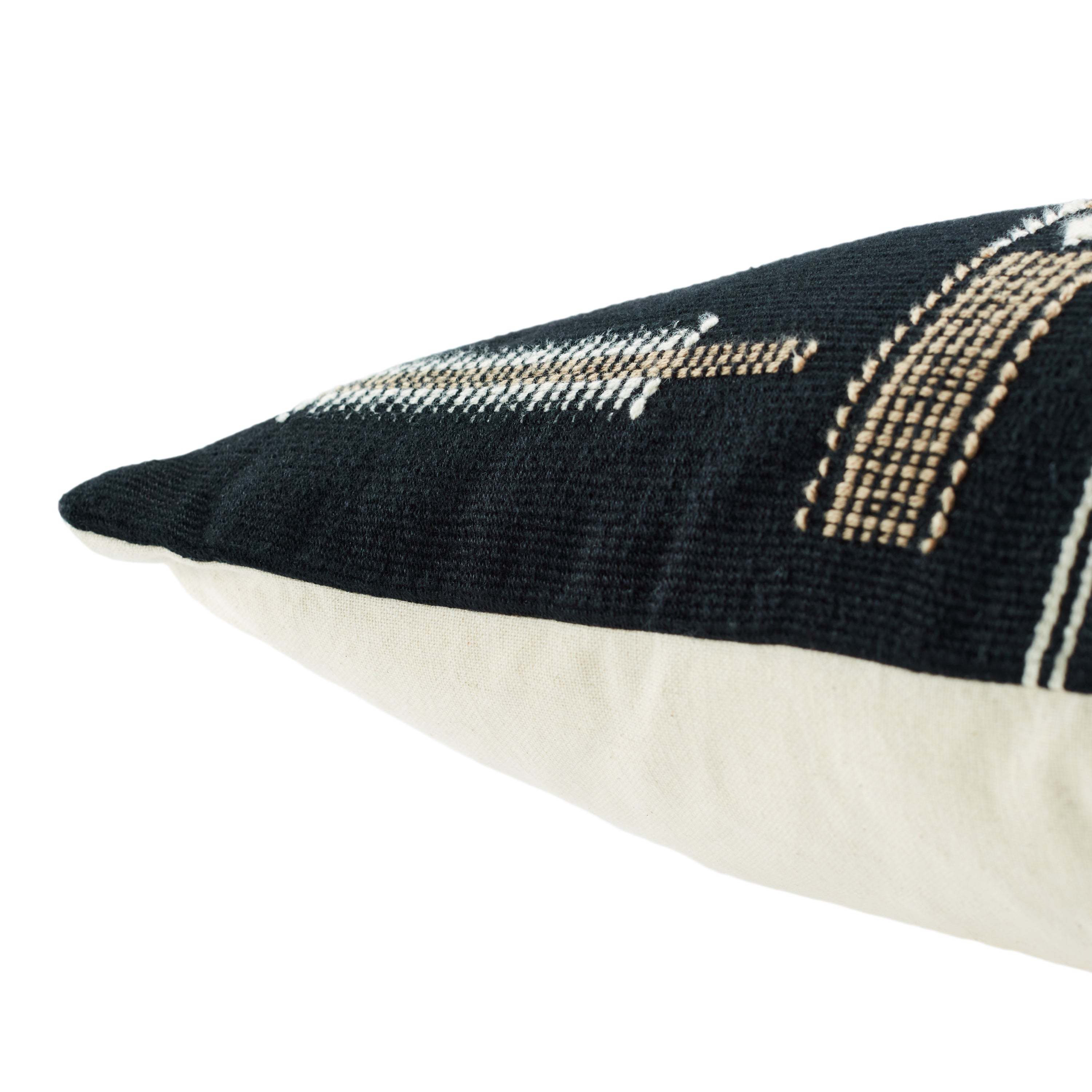 Jaipur Living Longkhum Pillow - Black/Tan (NGW14)