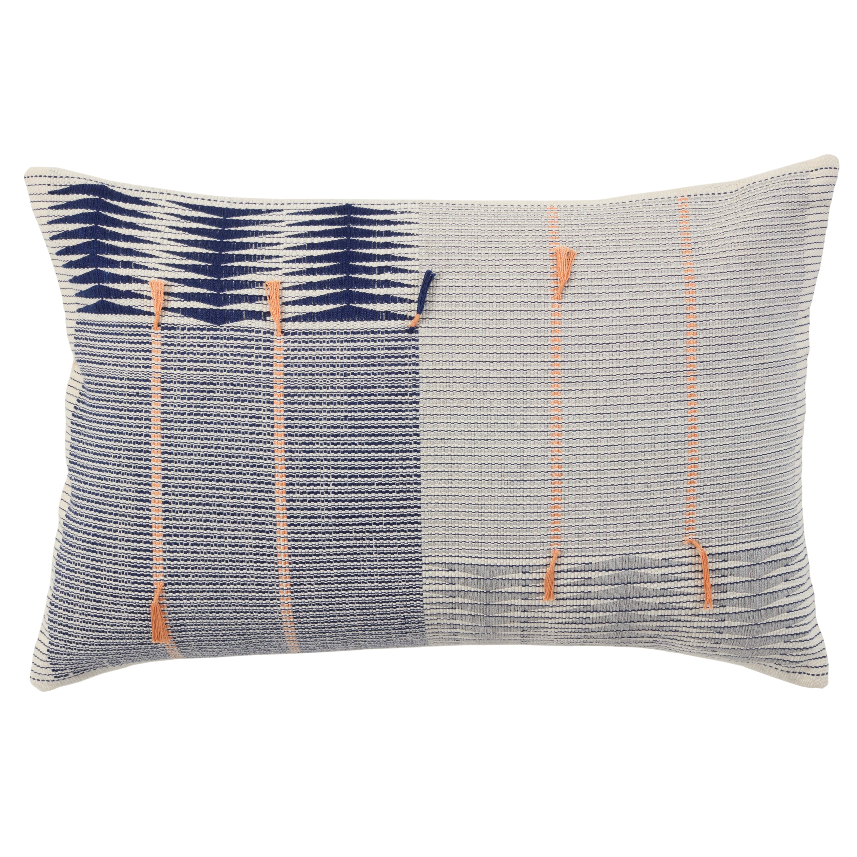 Jaipur Living Jotsoma Pillow - Navy/Silver (NGW20)