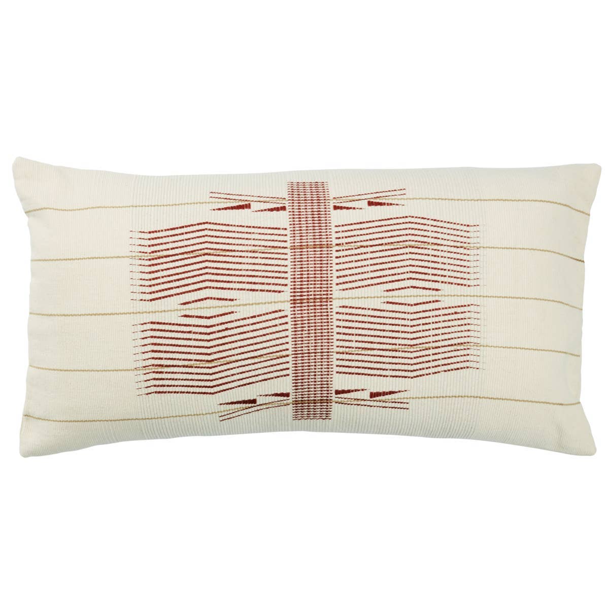 Jaipur Living Nagaland Pillow - Red/Gold (NGW23)