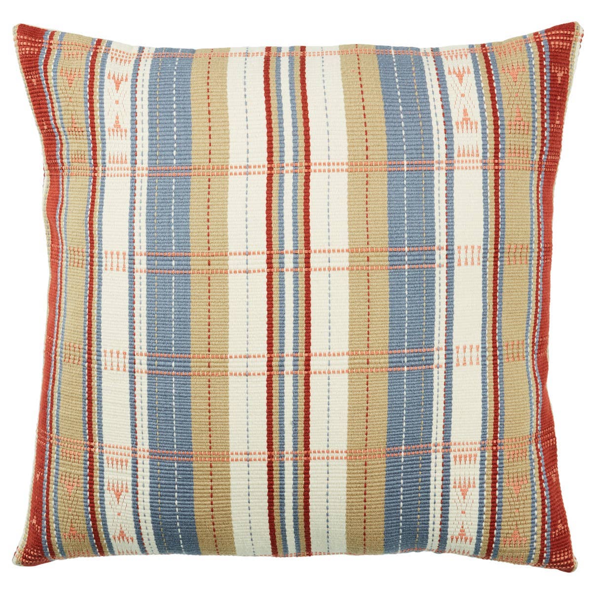 Jaipur Living Nagaland Pillow - Tan/Red (NGW27)