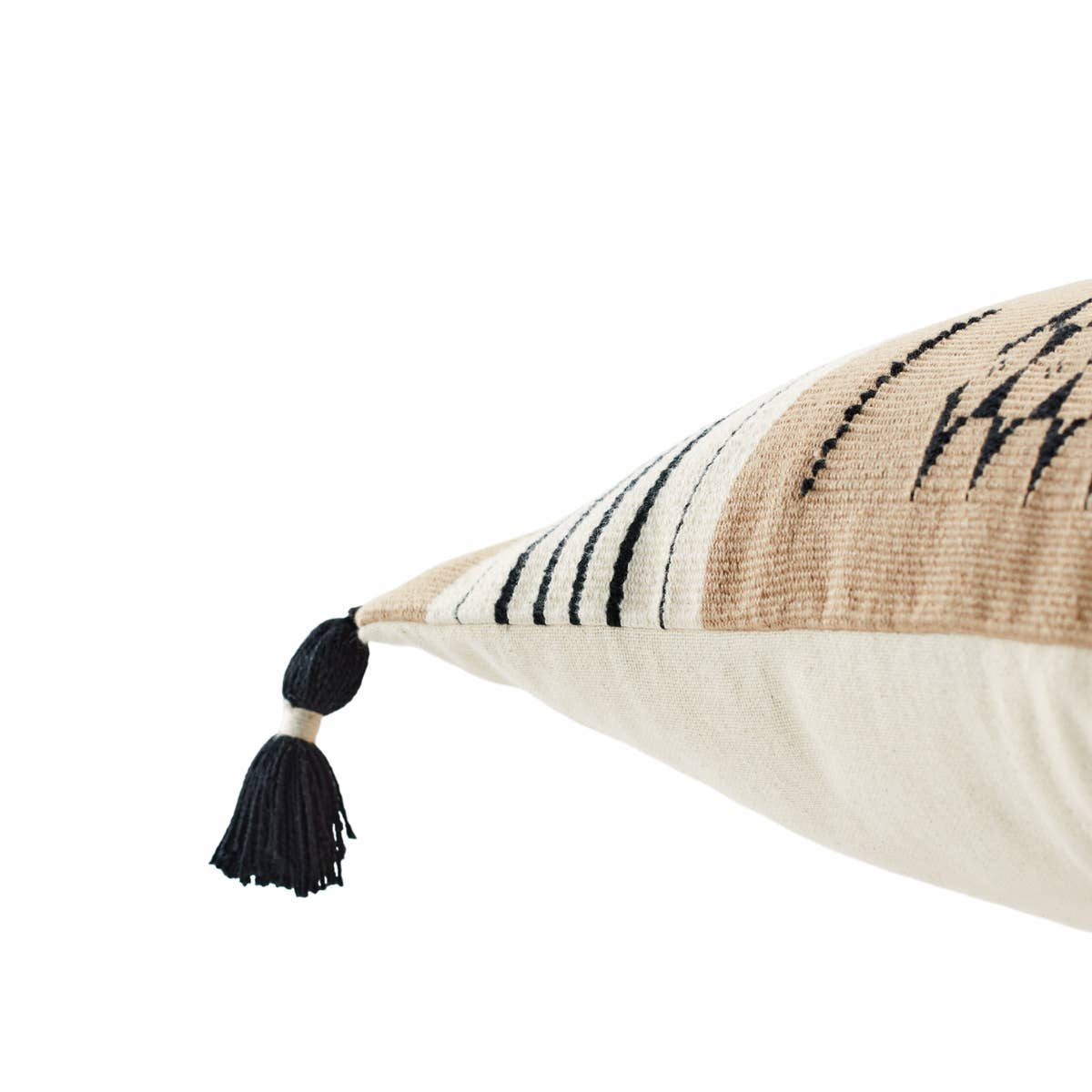 Jaipur Living Nagaland Pillow - Brown/Black (NGW29)