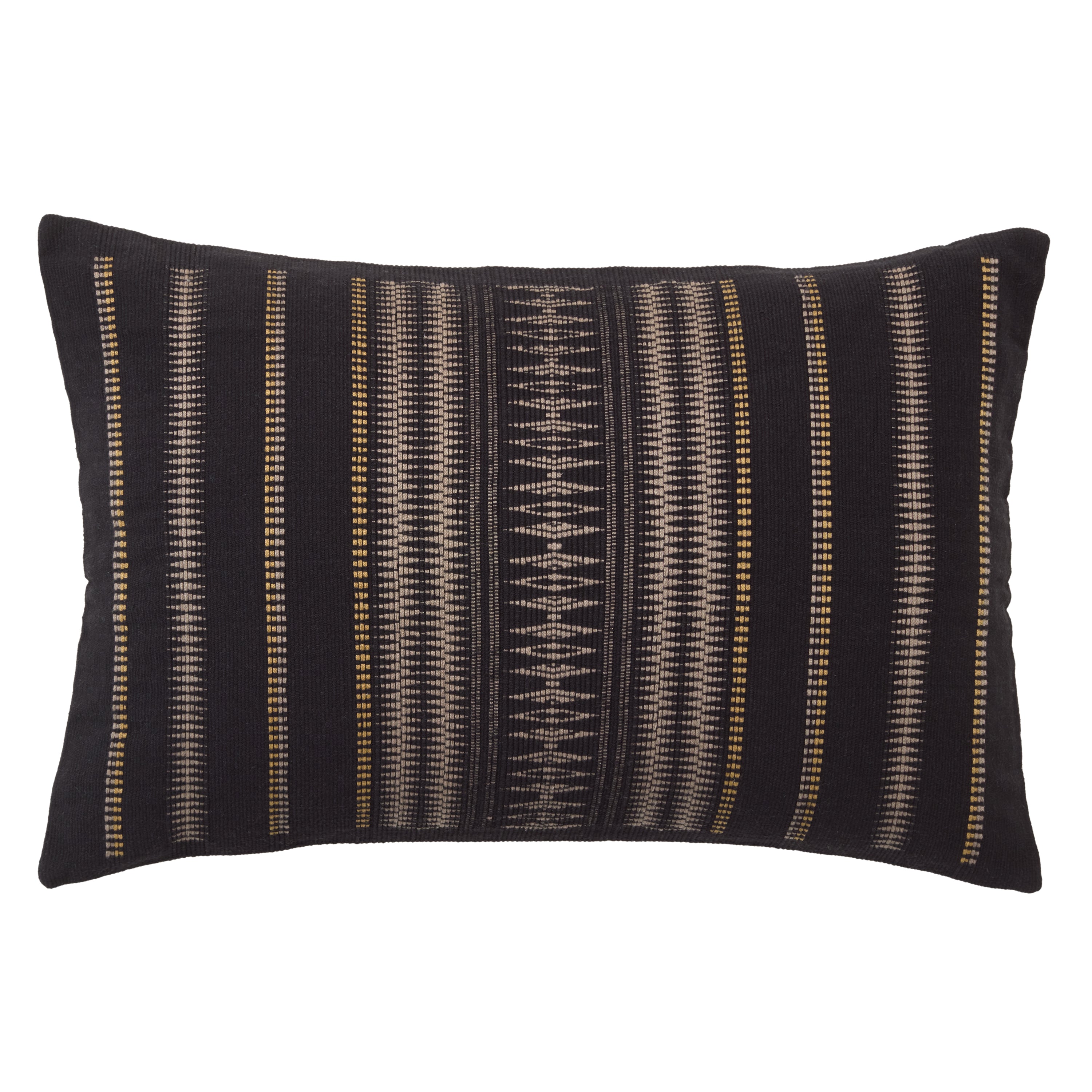 Jaipur Living Dzukou Pillow - Black/Taupe (NGW30)