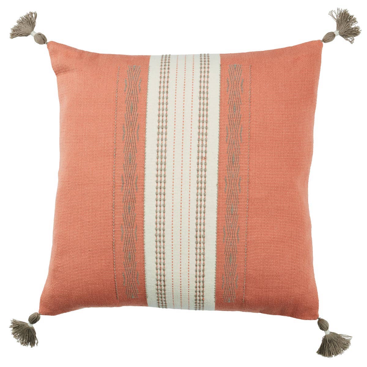 Jaipur Living Nagaland Pillow - Ivory/Tan (NGW31)