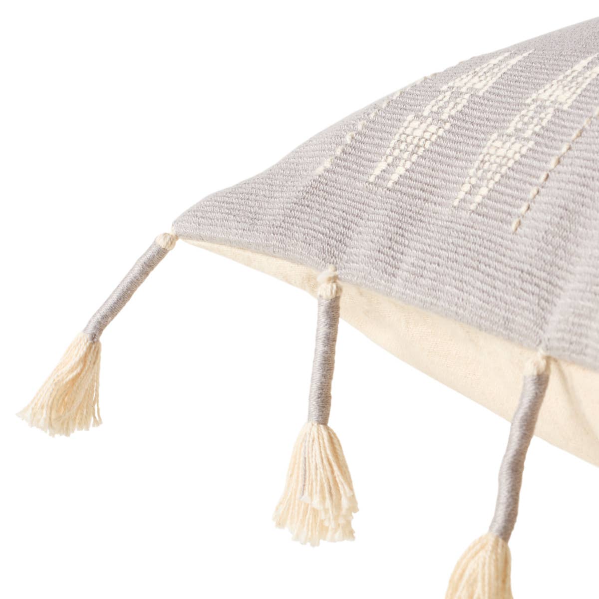 Jaipur Living Nagaland Pillow - Gray/Ivory (NGW36)