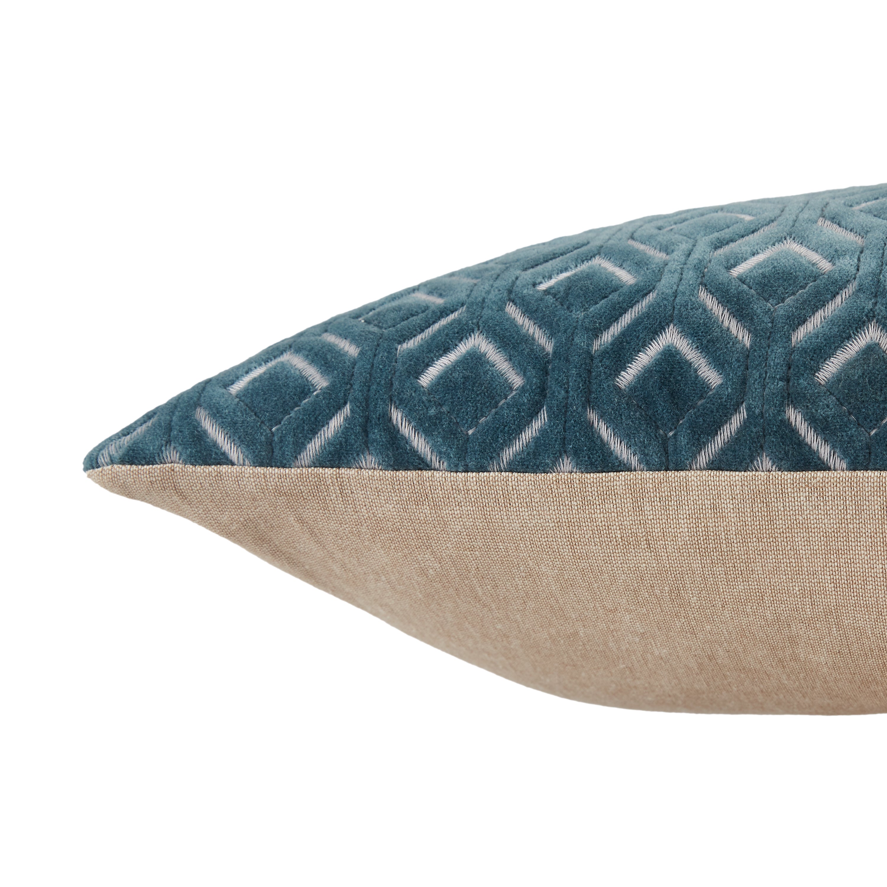 Jaipur Living Colinet Pillow - Blue/Silver (NOU09)