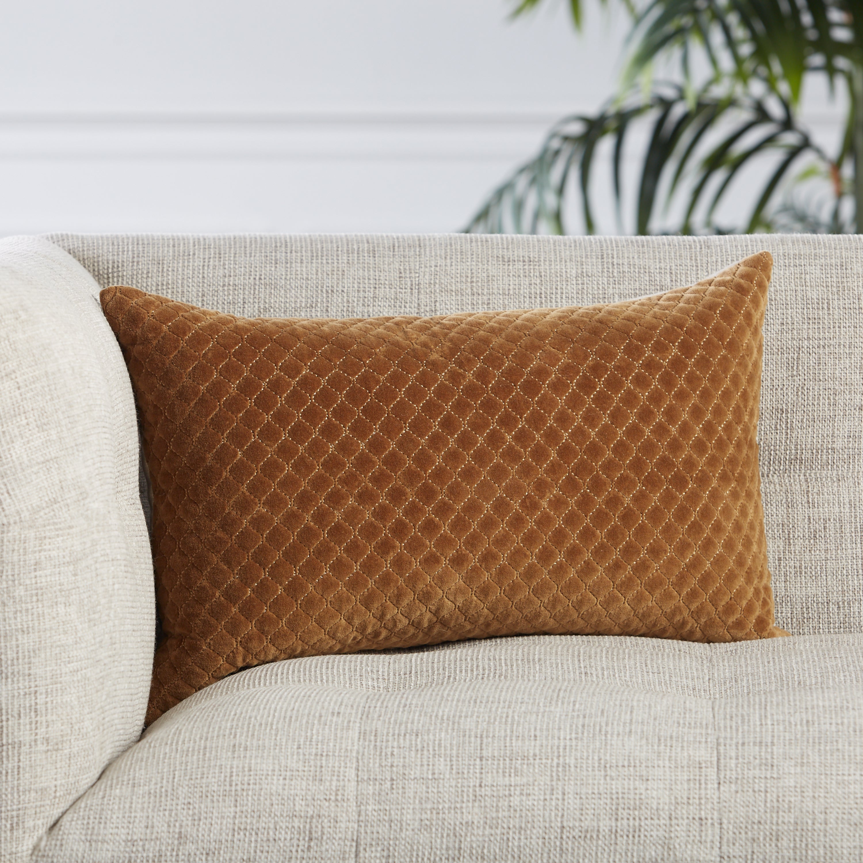 Jaipur Living Rawlings Pillow - Brown/White (NOU14)