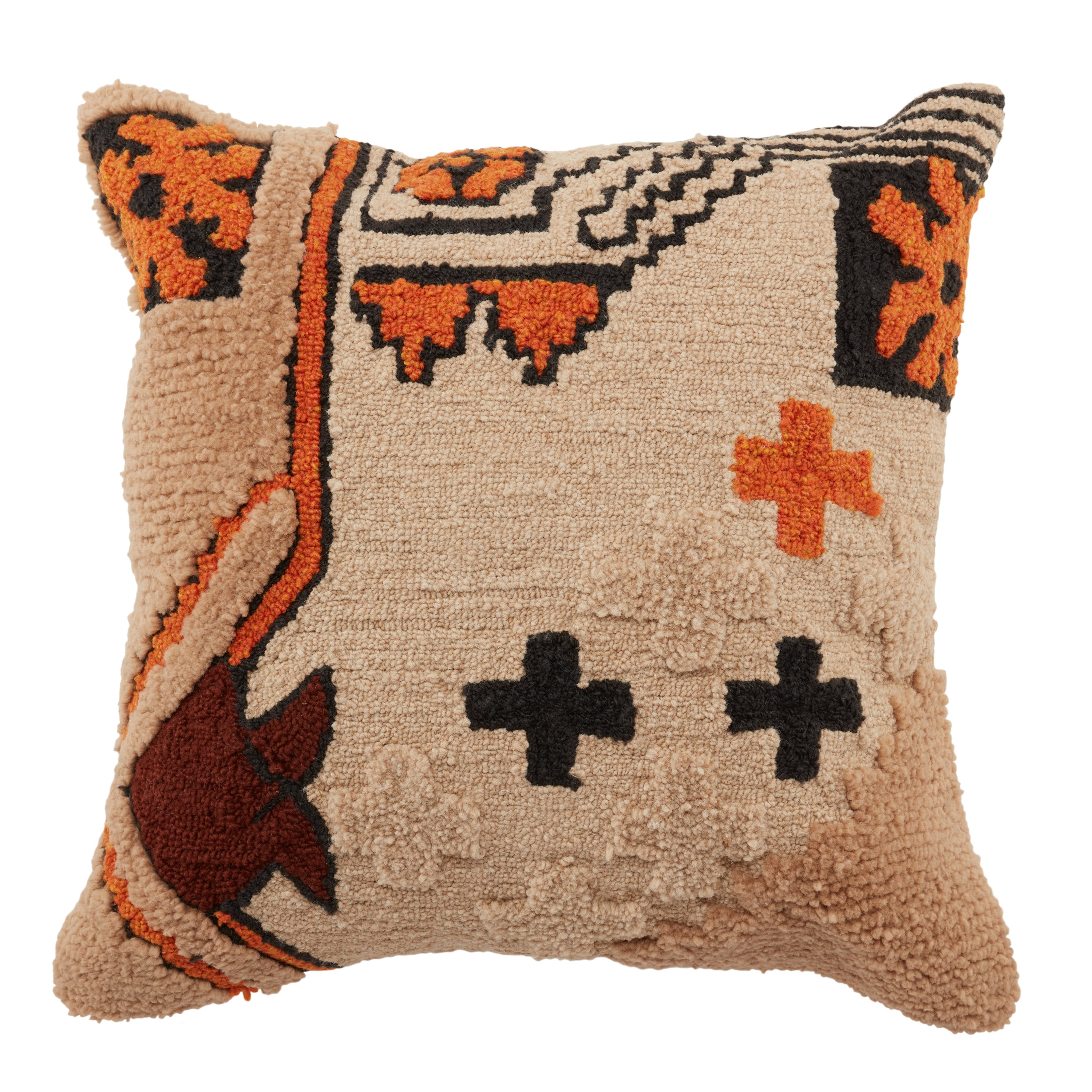 Jaipur Living Kika Pillow - Beige/Orange (NZK01)