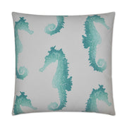 D.V. Kap Home Seahorse Pillow - Turquoise
