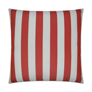 D.V. Kap Home Café Stripe Pillow - Red