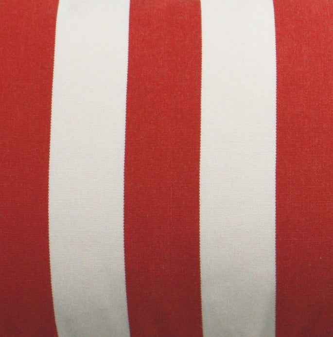 D.V. Kap Home Café Stripe Lumbar Pillow - Red