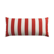 D.V. Kap Home Café Stripe Lumbar Pillow - Red