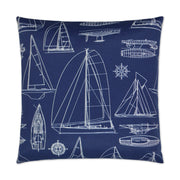 D.V. Kap Home Sailing Pillow - Navy
