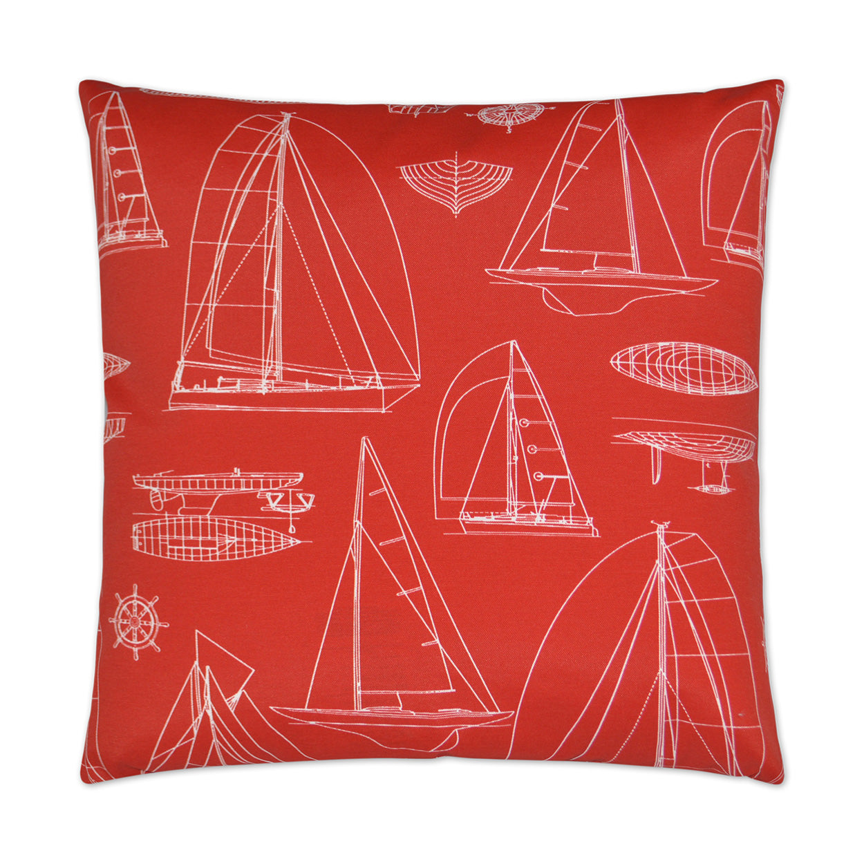 D.V. Kap Home Sailing Pillow - Red