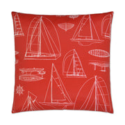 D.V. Kap Home Sailing Pillow - Red