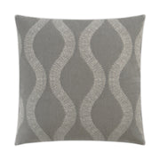 D.V. Kap Home Overlock Pillow - Stone