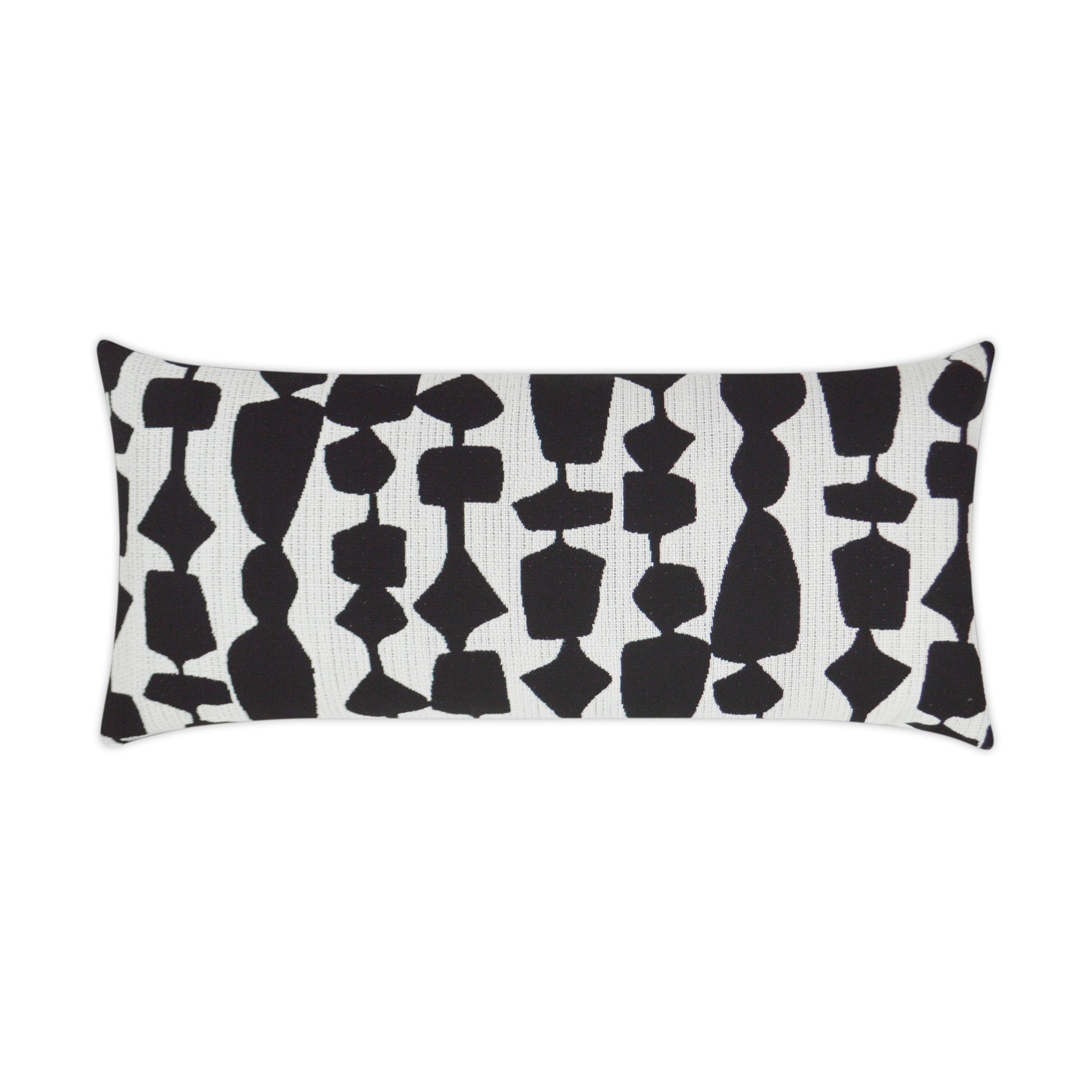 D.V. Kap Home Freya Lumbar Pillow - Black