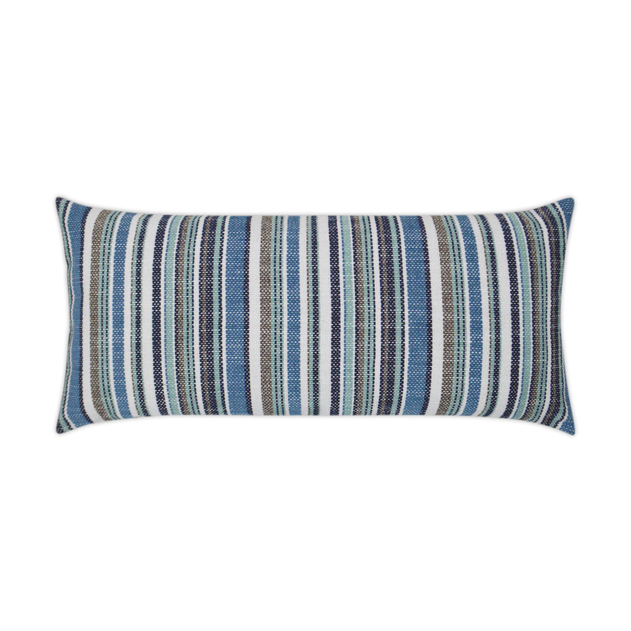 D.V. Kap Home Fancy Stripe Lumbar Pillow - Navy