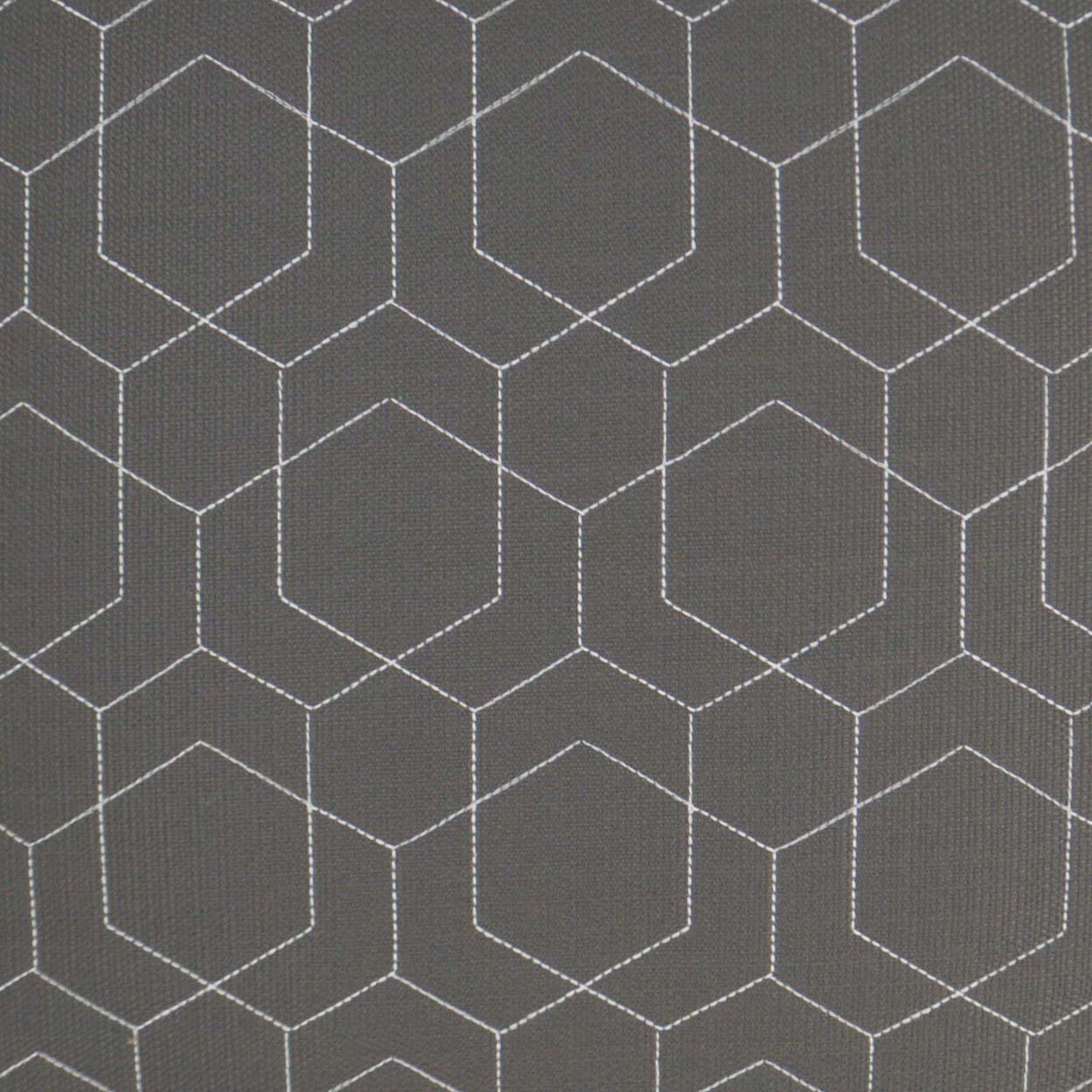 D.V. Kap Home Hex Quilt Pillow - Grey