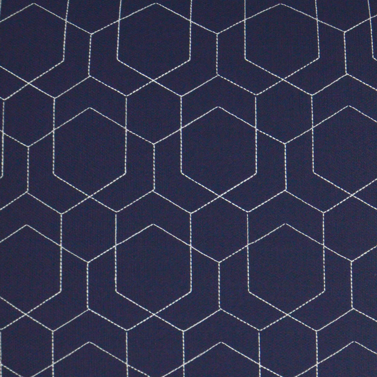 D.V. Kap Home Hex Quilt Pillow - Navy