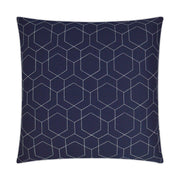 D.V. Kap Home Hex Quilt Pillow - Navy