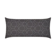D.V. Kap Home Hex Quilt Lumbar Pillow - Grey