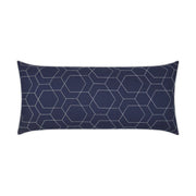 D.V. Kap Home Hex Quilt Lumbar Pillow - Navy