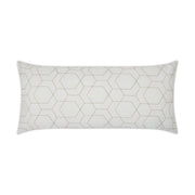 D.V. Kap Home Hex Quilt Lumbar Pillow - White