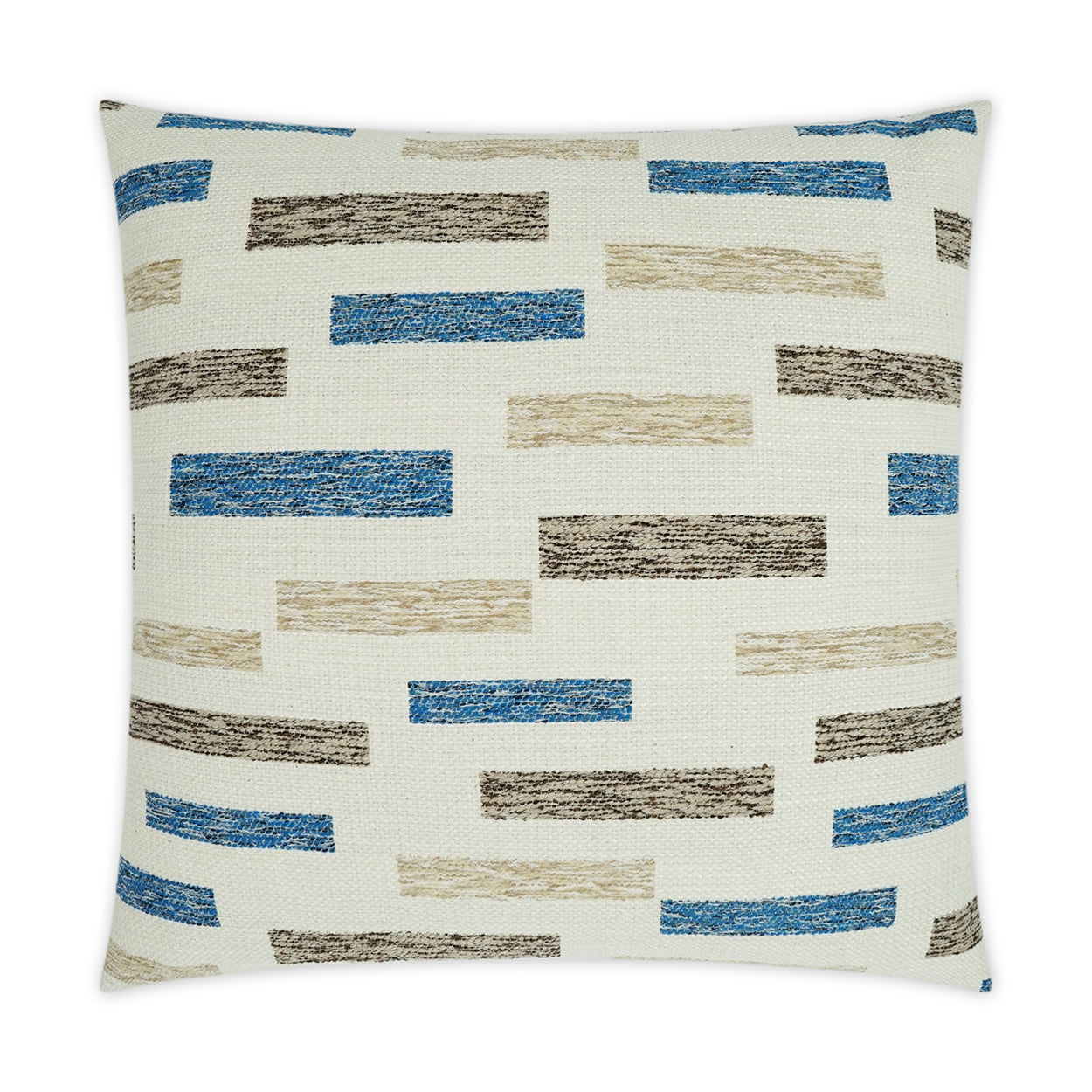 D.V. Kap Home Blockweave Pillow - Blue
