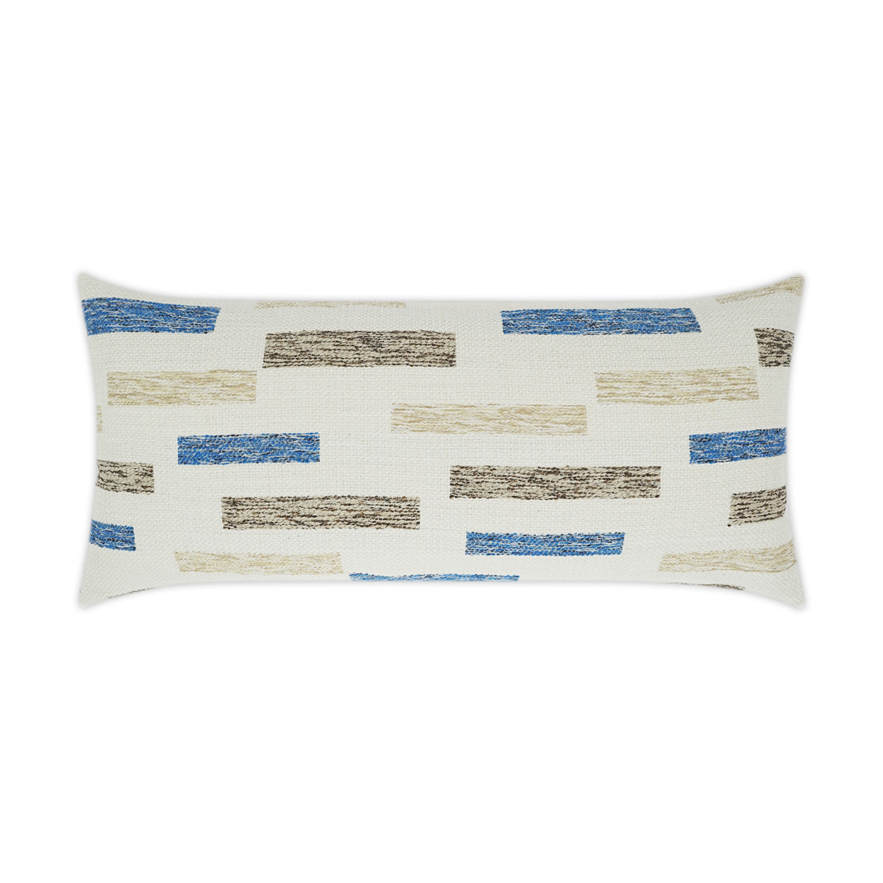 D.V. Kap Home Blockweave Lumbar Pillow - Blue