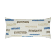 D.V. Kap Home Blockweave Lumbar Pillow - Blue