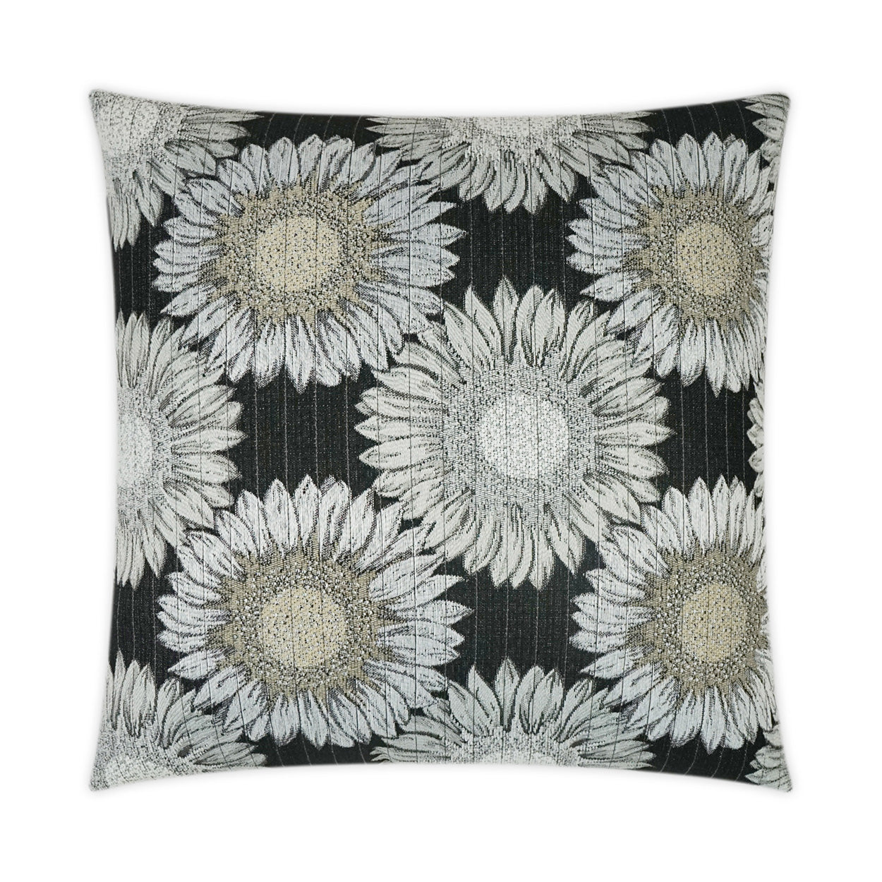 D.V. Kap Home Daisy Chain Pillow - Black