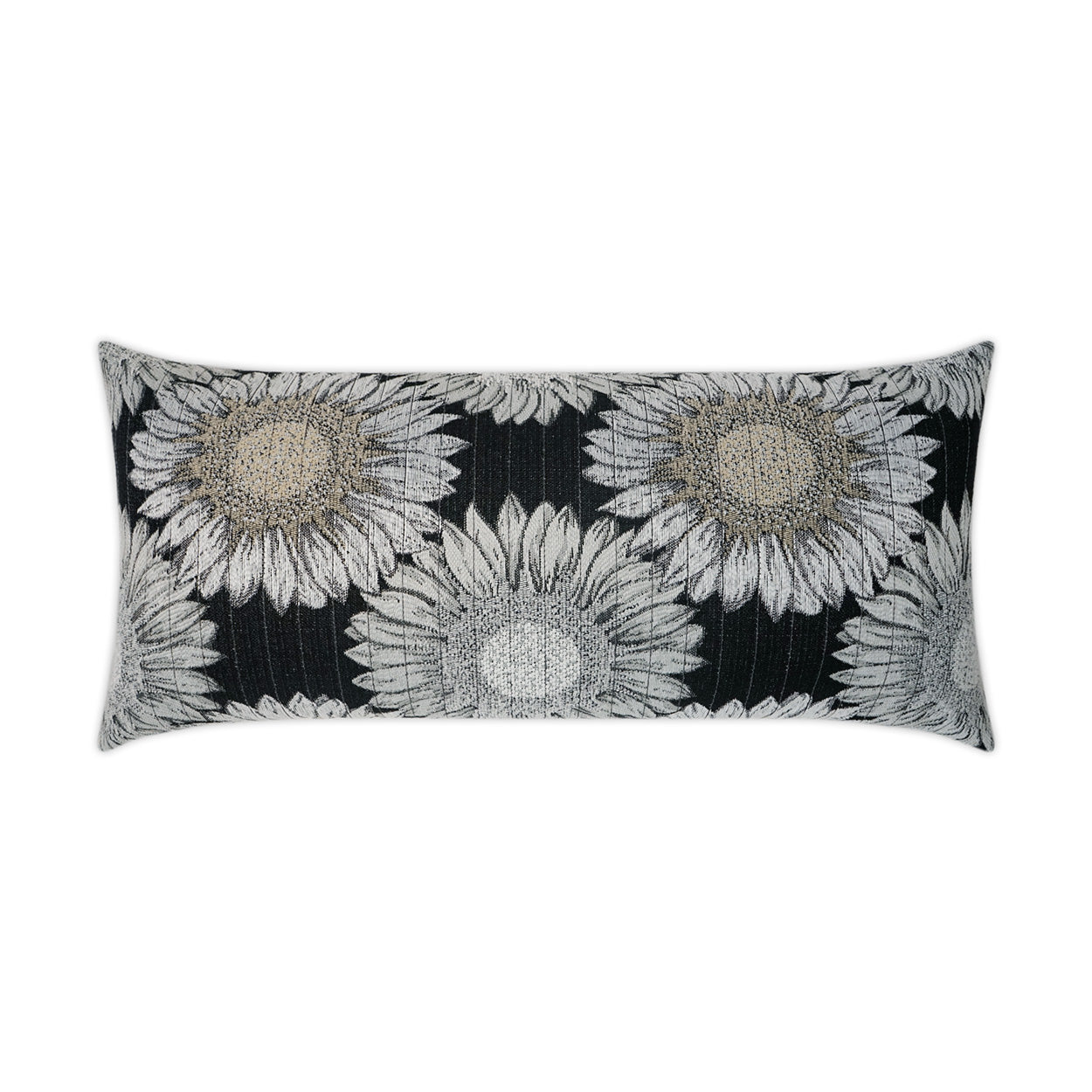 D.V. Kap Home Daisy Chain Lumbar Pillow - Black