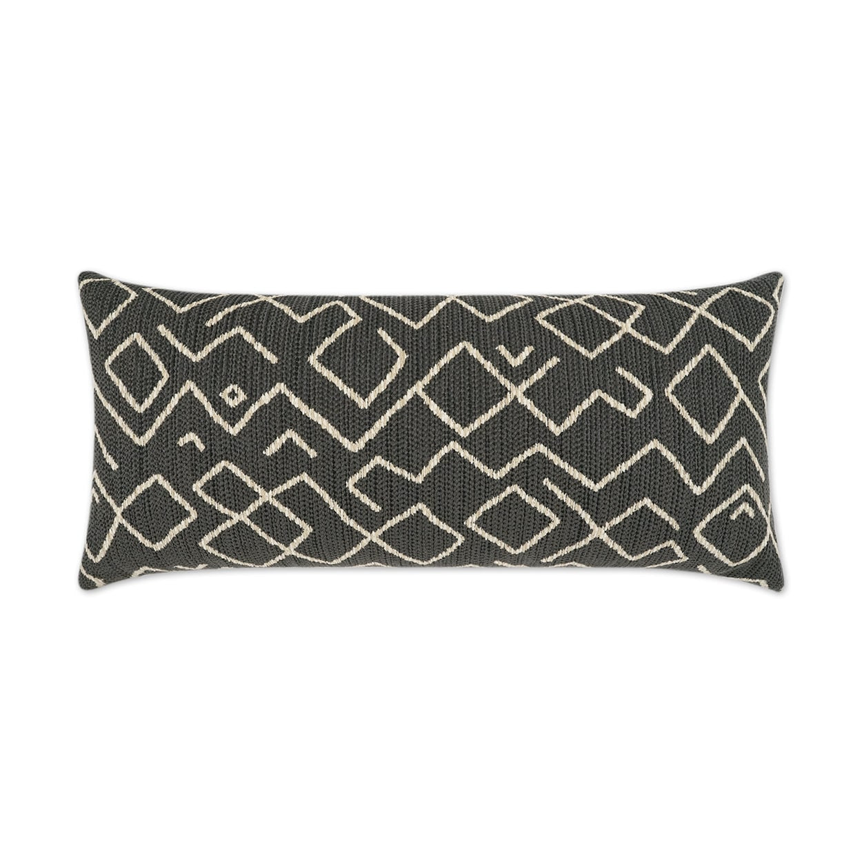 D.V. Kap Home Kraken Lumbar Pillow - Charcoal