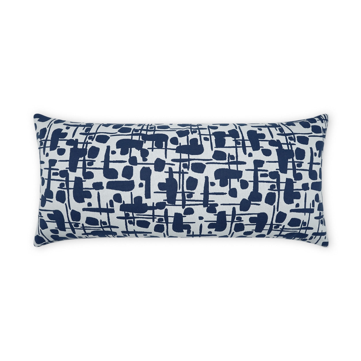D.V. Kap Home Jargon Lumbar Pillow - Blue