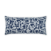 D.V. Kap Home Jargon Lumbar Pillow - Blue