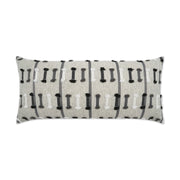 D.V. Kap Home Tassel Stripe Lumbar Pillow - Grey