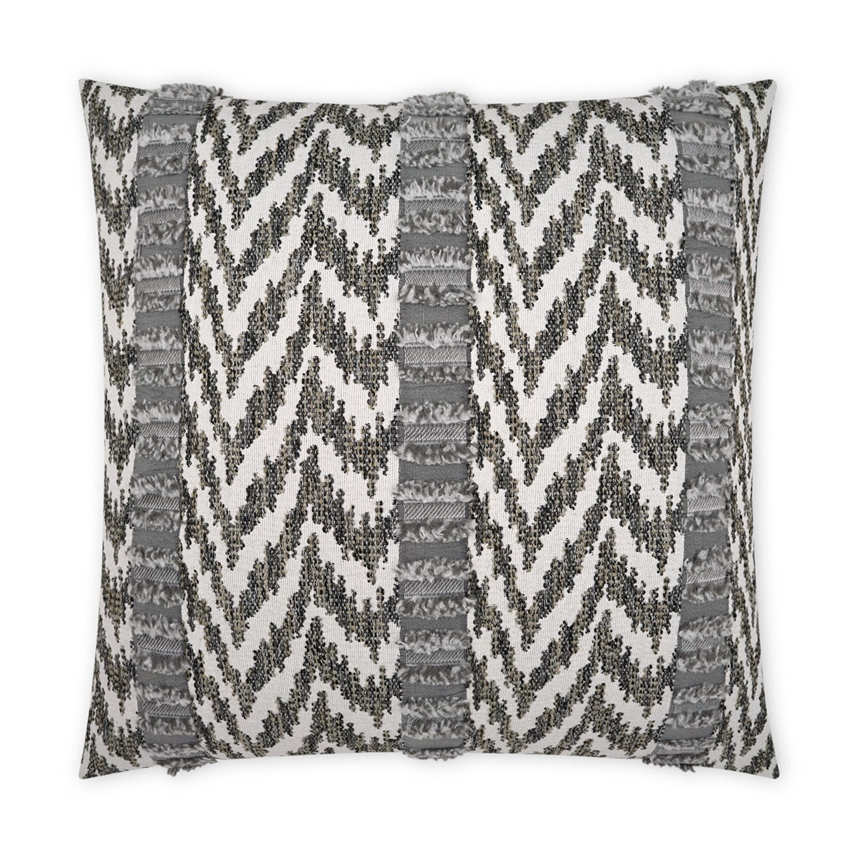 D.V. Kap Home Indiana Pillow - Grey
