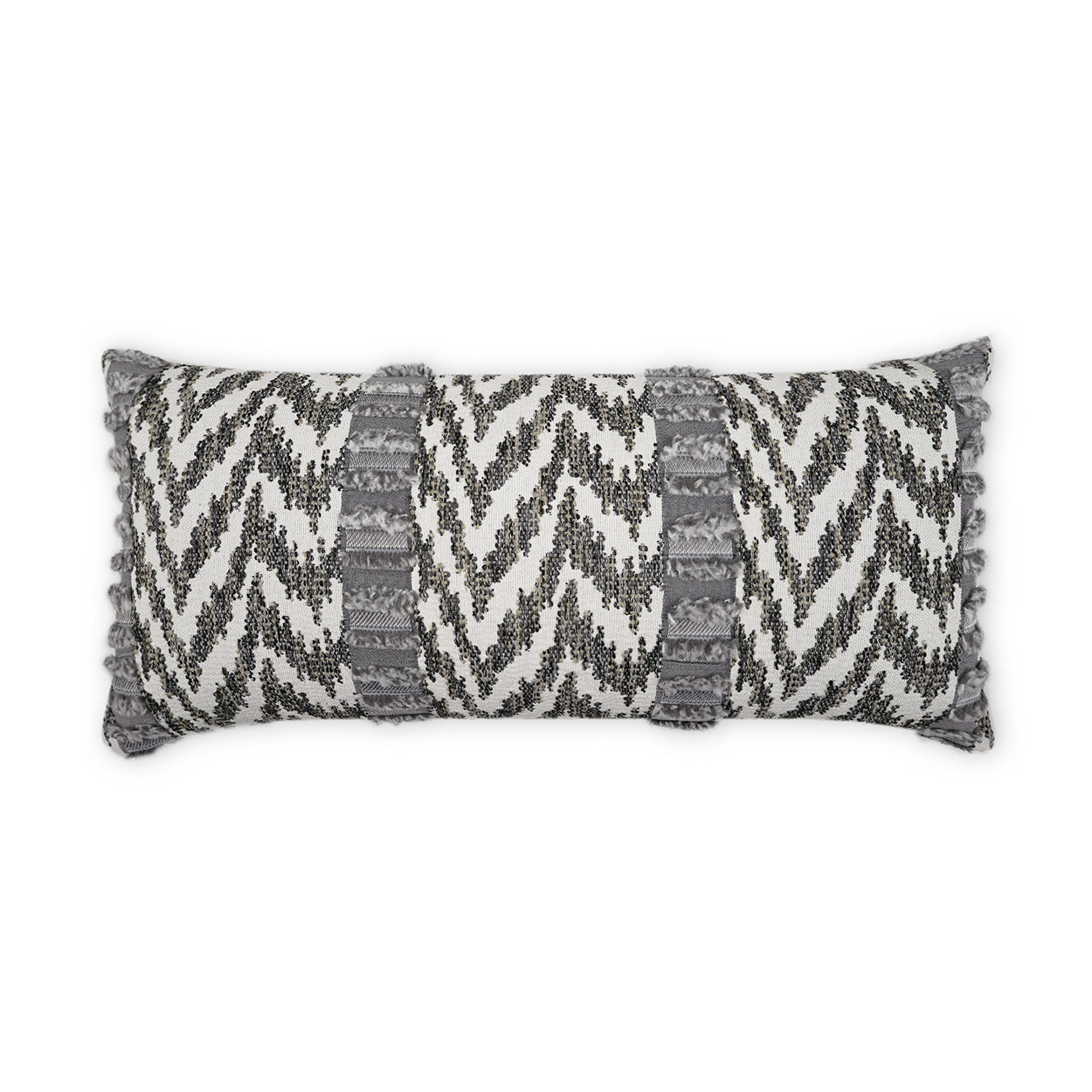 D.V. Kap Home Indiana Lumbar Pillow - Grey