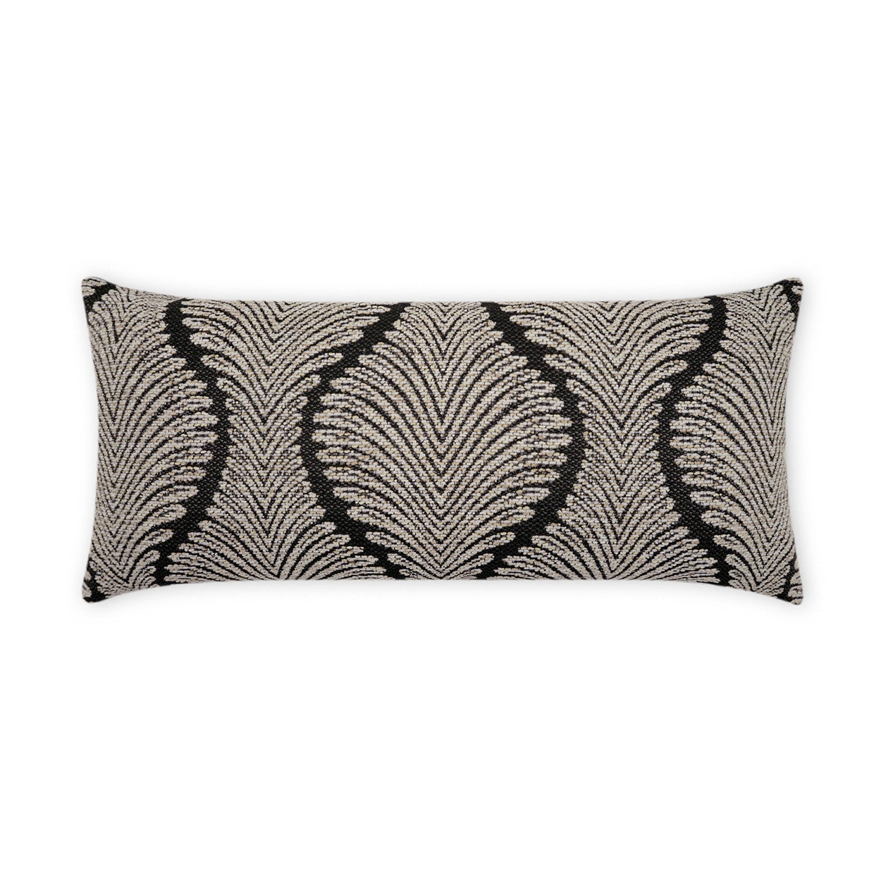 D.V. Kap Home Palmyra Lumbar Pillow - Black