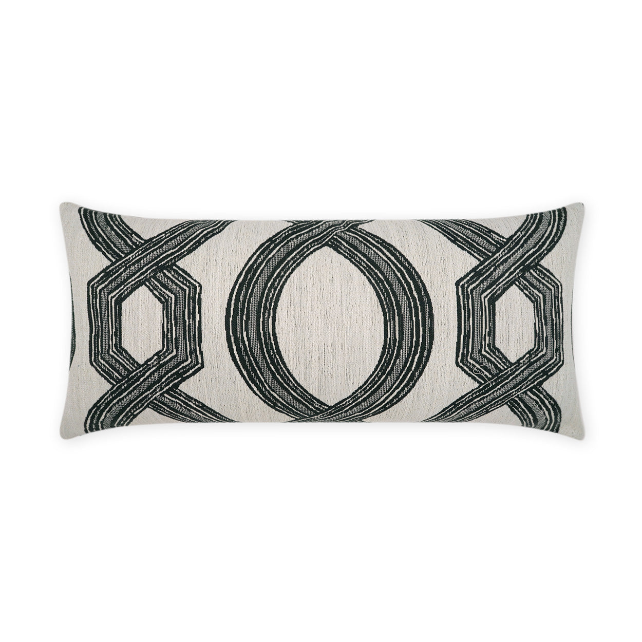 D.V. Kap Home Evadne Lumbar Pillow - Black
